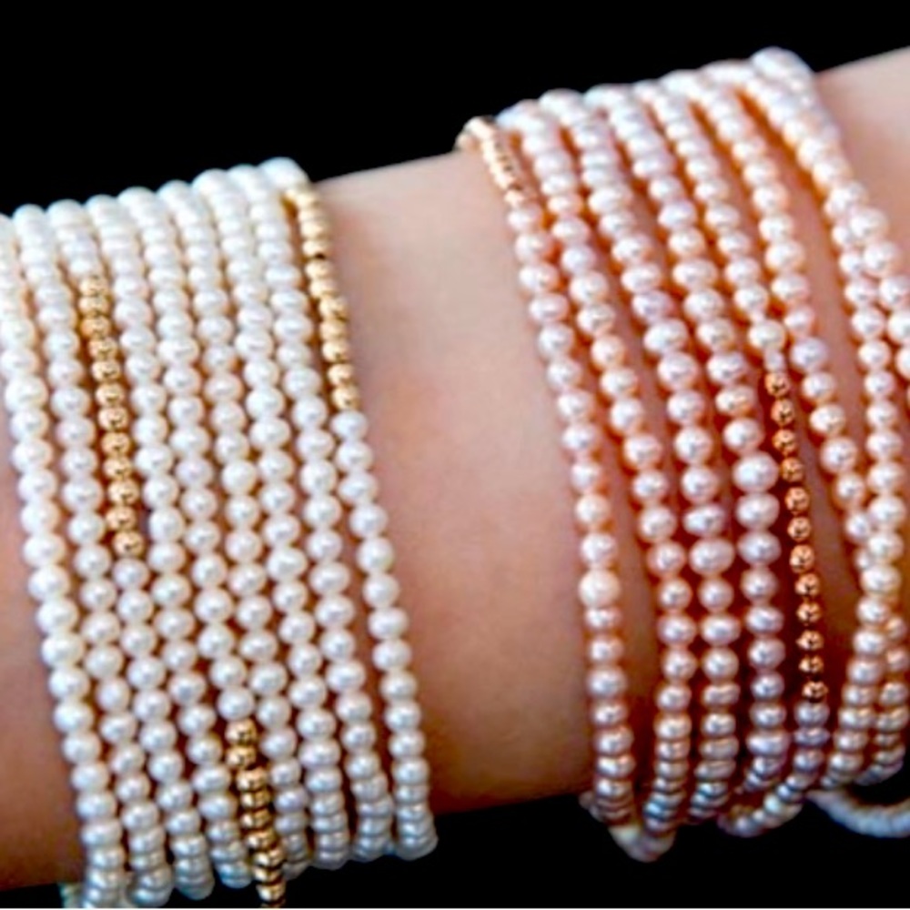 Real pearls skinny long necklace 190cm length